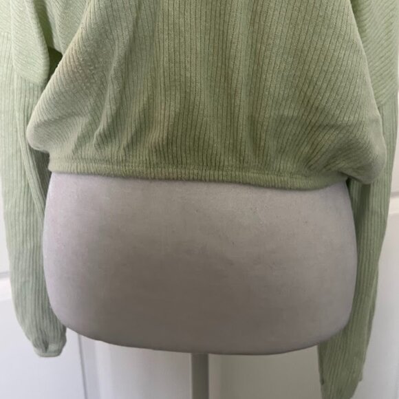 Freshman 1996 Mint Green Ribbed Long Sleeve Sweater Top Shirt Size Small - Picture 11 of 11